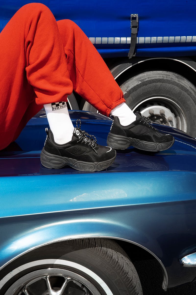 90s white platform sneakers